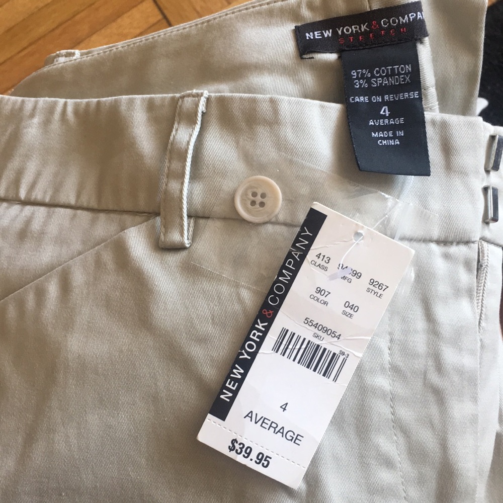 New York & Co.  beige pants,never worn!